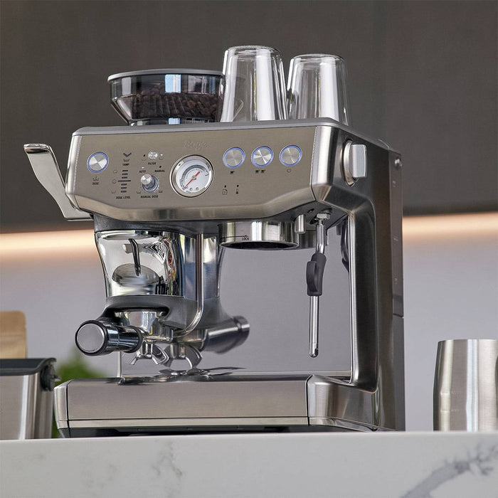 Sage Barista Express Impress Espresso Machine (Stainless Steel) - The Kitchen Mixer