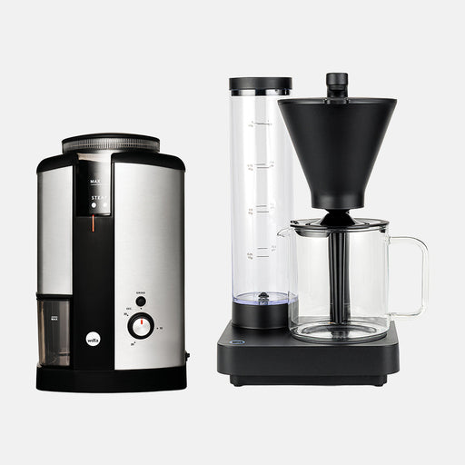 Wilfa Performance Compact Coffee Maker and Svart Coffee Grinder (Silver) Bundle - The Kitchen Mixer